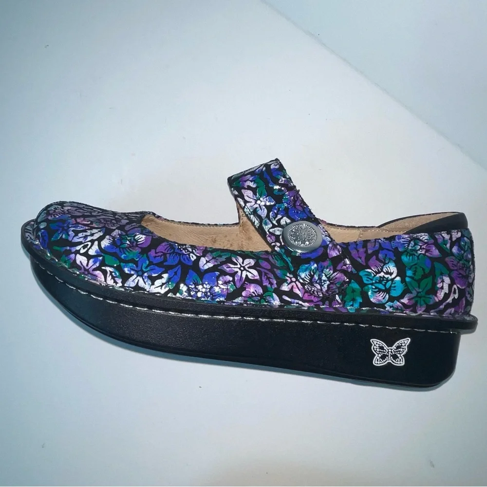 Alegria paloma hibiscus Floral Mary Jane Women's Shoes - Picture 5 of 7